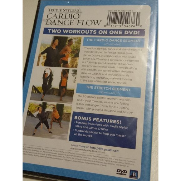 GAIAM Workout Yoga DVD Set Four DVDS NWT - Picture 7 of 10